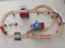 一点儿童木质轨道电动火车玩具轨道车3岁4岁5岁6岁男孩儿童节礼物 松木88件轨道小火车[电动火车] 实拍图