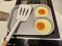 九阳（Joyoung）硅胶锅铲煎铲煎蛋铲煎饼牛排漏铲平底不粘锅煎锅专用炒煎铲子白色 实拍图