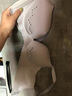 爱慕内衣女无钢圈光面无痕聚拢透气洞洞杯薄模杯文胸 洞力光效AM174591灰色C80 实拍图
