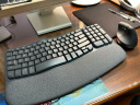 罗技（Logitech）Wave Keys人体工学键盘 无线蓝牙键盘办公ipad键盘自带掌托倾角支架 Wave Keys+Lift【黑色键鼠套装】 晒单实拍图