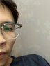 简丹（JIANDAN） 眼镜框近视可配度数钛架显脸小墨镜夹片办公室男女猫耳半框超轻 【镜框】CH5166 黑银色 单镜框+模型镜片 实拍图