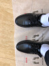 GENAI商务休闲皮鞋男士真皮软底中年老年人爸爸鞋子男百搭透气防滑男鞋 黑色（真皮+上线）百搭 四季款 39码 (245mm) 实拍图