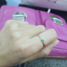 潘多拉（PANDORA）绿色单石戒指玫瑰金色女 情侣对戒生日礼物送女友 绿色单石戒指 50mm—10号圈口 实拍图