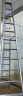 4米人字梯加厚铝合金梯子家用折叠梯合页梯装修工程梯伸缩爬梯楼梯四米登高梯康鹏梯子  4米人字梯-铝材壁厚3.0毫米 晒单实拍图