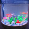 闽江（minjiang）半圆形鱼缸水族箱圆柱型金鱼缸客厅生态造景免换水锦鲤乌龟缸 纯白色+开缸礼包 BY460（鱼缸+储物柜子） 实拍图