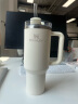 STANLEY Quencher巨无霸吸管杯办公车载水杯不锈钢保温杯1.18L-米白色 晒单实拍图
