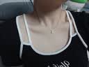 秋虞S999足银项链女生高级吊坠方糖锁骨链银饰送老婆520情人节礼物女 925纯银项链【精美礼盒+盒子链】 实拍图