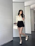 绫天生丝滑丝袜女薄款防勾丝丝滑0D夏季加长高个子浅黑色空气高透0D 自然肤Natural skin 1双 T裆L码155-175cm/135斤内 实拍图