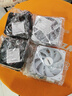 EVESKY积至（EVESKY）暮光风扇12cm发光5V3针ARGB风扇PWM温控炫彩主板神光同步电脑风扇散热 白色反叶  暮光 定色炫彩风扇 实拍图
