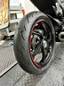 倍耐力（Pirelli）恶魔4半热熔摩托车轮胎杜卡迪川崎Z900本田CBR650R贝纳利KTM 110/70ZR17+150/60ZR17（一对） 实拍图