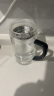 希诺（HEENOOR）双层玻璃杯男士耐热防烫带把带手柄商务办公玻璃水杯过滤茶杯子 小熊杯盖-带滤网 435ml 晒单实拍图