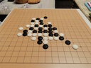 御圣 围棋五子棋中国象棋三合一套装双面棋盘学生围棋入门棋子 (围棋5)棋盘+单面凸围棋+楠竹罐 实拍图