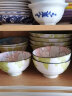 有谷窑 日本进口米饭碗菜盘家用汤碗大面碗深盘碗高脚日式饭碗汤碗面碗 木莲花15cm面碗 绿5.9英寸 晒单实拍图