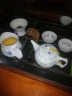 唐丰 整套茶具自动轻薄玲珑青花镂空功夫茶具陶瓷套装茶壶茶海茶杯 绰约玲珑茶具 9头 实拍图
