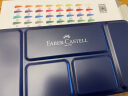 辉柏嘉（Faber-castell）半干固体水彩 固体颜料 绘画工具 画画套装 写生必备 美术课48色铁盒装576348 实拍图