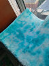 KAYE地毯卧室客厅长绒毛毯子欧式沙发茶几毯子网红少女床边毯家用定制 ZR-蓝色 70x160cm【冲量床边毯】 实拍图