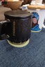 风和大海圆形硅胶杯垫耐高温茶杯垫子防水防滑水杯垫隔热杯托简约茶桌垫 小号8.2cm风绿色2个装 实拍图