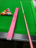 CUPPa619女士台球杆粉色中头中式黑八桌球杆大头美式九球杆台球球杆 619粉色款 配杆盒套装 11.75mm 晒单实拍图