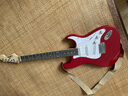 美音天使电吉他单摇ST系列套装专业级 成人初学者入门电吉他送教程 经典款-金属红（20w音箱） 实拍图