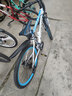 麦希（Macce）山地自行车男变速越野单车公路赛车学生大人女成人通勤车 彩圈-旗舰版白蓝辐条轮 26寸24速【建议身高160-180cm】 实拍图