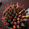 得力(deli)48色水溶性彩铅 彩色铅笔手绘涂色专业美术生绘画笔套装考试礼物 纸筒装（附带卷笔刀）68132五一出游六一儿童节 实拍图