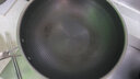 安尚炒锅不锈钢家用平底厨房炒菜锅家用电磁炉煤气灶通用健康锅具 32CM 不带盖 实拍图