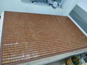 黛安居麻将凉席竹席子麻将席 双人夏天单人宿舍学生可折叠块竹垫空调席 咖啡双牛筋-窄边包底款 单凉席 适用1.2米床 120cm*190cm 实拍图