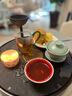 玖廷景德镇郎窑红釉主人杯陶瓷功夫茶具郎红茶杯斗笠杯个人专用单杯 手工郎红斗笠杯 实拍图