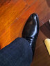 金利来（Goldlion）男鞋商务正装鞋休闲鞋简约西装鞋舒适男士皮鞋567810183ABB黑色44 实拍图