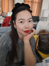 对白高级感修身针织衫女春装新款2025年气质小众上衣开叉翻领毛衣 灰色渐变 M 实拍图