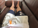 洛兹短裤男新款沙滩五分裤夏季宽松韩版潮流青年薄款大裤衩拼色大裤衩 582米白色 XL 实拍图