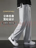 FitonTon休闲裤男春秋韩版潮流运动卫裤时尚宽松束脚长裤简约百搭裤子男 实拍图