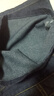 棉致薄款丹宁蓝复古显瘦阔腿牛仔裤女夏季新款高腰宽松休闲裤子女 深蓝色【5216常规高品质29.5】 L 105-120斤 实拍图