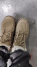 昌祥回力雪地靴男2025冬季棉鞋男加绒加厚保暖运动防滑劳保工装马丁鞋子男 卡其色 加绒 39 实拍图