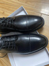 百丽【情人节礼物】商务正装皮鞋男鞋新款职场真皮德比鞋婚鞋B6826CM2 黑色 41 (255mm) 实拍图