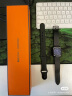 Apple Watch Hermès Series 8 GPS+蜂窝款45毫米深空黑色不锈钢配宙斯深空黑单圈表带eSIM手表 爱马仕 实拍图