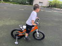 优贝（RoyalBaby）易骑儿童自行车单车学生脚踏车男女通用童车3-10岁宝宝经典表演车 第五代橙色 16寸 实拍图