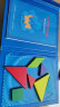 西下 磁力七巧板智力拼图立体积木儿童玩具一年级下册教具数学书本蓝 实拍图