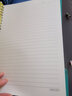 得力大号活页本60张笔记本文具不硌手8孔活页纸外壳加厚方格可拆卸替芯横线简约大学生考研错题作业本 【横线款】B5/8孔 黑色240页 实拍图