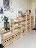 松悦堂 实木书架孩童学生落地书柜家用收纳柜储物置物组合柜子 原木-窗户-5层-长80 实拍图