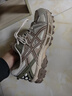 亚瑟士ASICS女鞋透气跑步鞋耐磨缓震运动鞋越野跑鞋 GEL-KAHANA 8 灰色/砖红色 39 实拍图