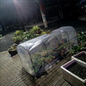 花房保温棚支架花棚家用绿植花卉暖房多肉遮阳避雨室外小型暖棚 黑色100*50*55（含膜） 实拍图
