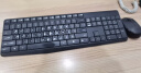 罗技（Logitech）MK235 键鼠套装 无线键鼠套装 办公键鼠套装  防泼溅防指纹 全尺寸 带无线2.4G接收器 黑 实拍图