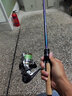 钓迷（fishingfans）蘭溪泛用雷强路亚竿富士o环碳素远投翘嘴鲈鱼打黑纺车水滴轮套装 0m pro蘭溪直柄单竿 1.98米ML快调 实拍图