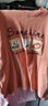 恒源祥女睡衣春夏新品纯棉家居服女士套装可爱卡通长袖款两件套圆领内衣 小熊橘 L (165) 实拍图