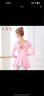 艾舞戈儿童舞蹈练功服女童专业长袖舞蹈服粉色中国舞跳舞裙 110码 实拍图