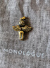 MONOLOGUE独白爱特天使系列3D硬金复古足金黄金吊坠生日送礼推荐高级经典 【小版】祈祷天使 MR717 实拍图
