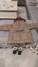 迪士尼（Disney）男童加绒棉服外套冬装棉袄衣服儿童厚棉衣【免洗亮面】保暖上衣 卡其色 110 cm 实拍图