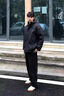 Foss Phil 棉衣男士春季新款冲锋棉袄晋江棉服夹棉加厚外套男港风上衣服 JKCY-MY9080黑色 M 实拍图