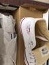 匡威（Converse）男鞋女鞋 ALL STAR系列经典帆布鞋休闲情侣休闲鞋学生板鞋 【厚底增高】中性低帮帆布鞋 A06557 39 实拍图
